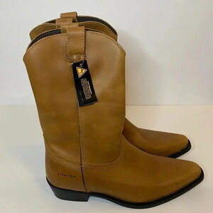 Eurostar Clive Cowboy Leather Boots Dark Brown Men’s 12 New